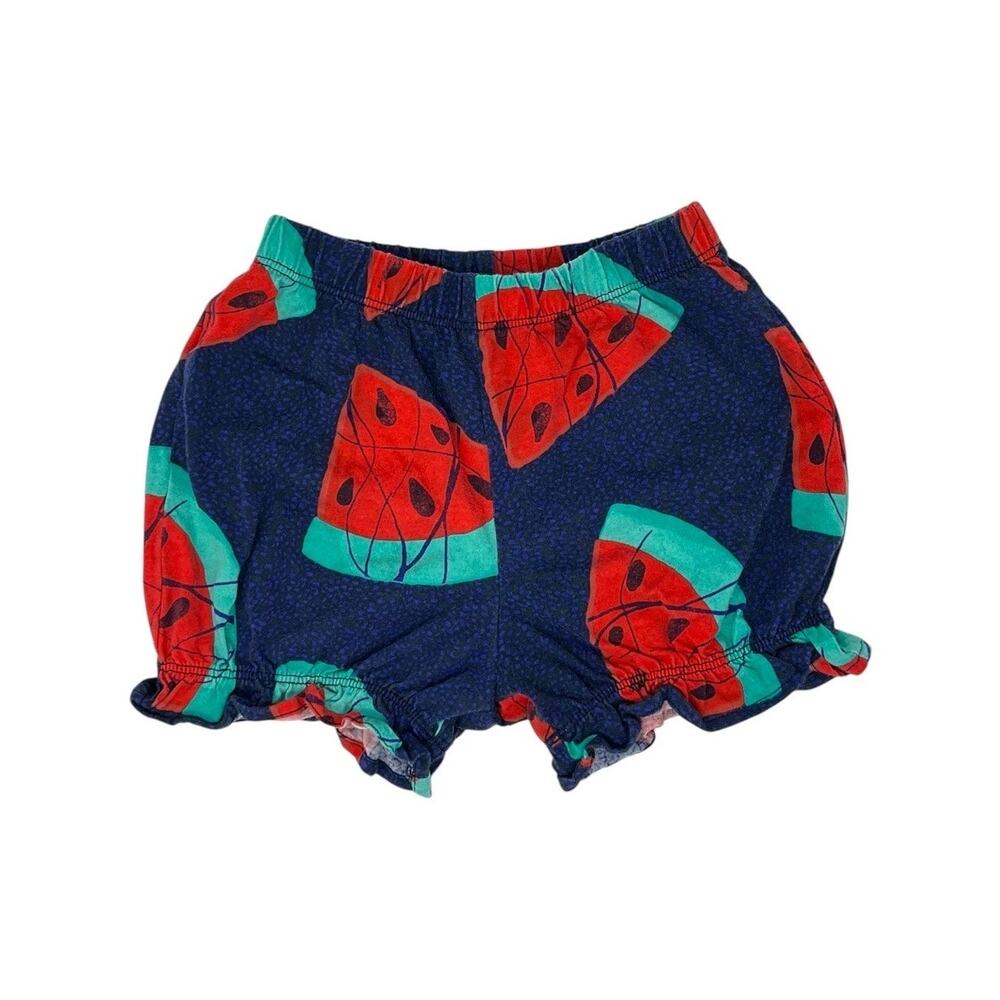 Tea Collection VGUC Watermelon Wax Print Bubble Shorts. Size 18-24 Months.